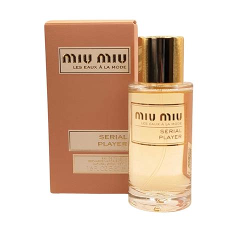 miu miu serial player perfume|Neutri Serial Player Eau De Toilette 50ml .